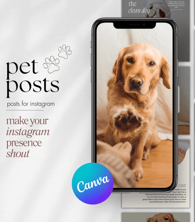 Premium Instagram Pet Templates Bonus